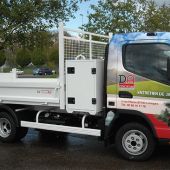 Camion, décor de cabine en numérique, covering total